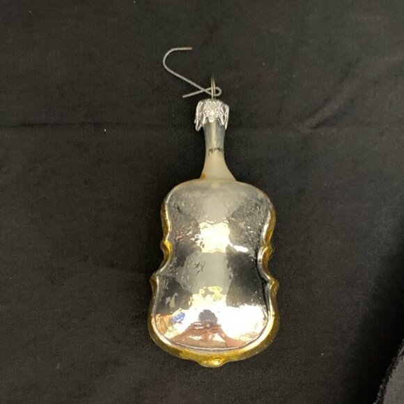 Vintage Glass Violin Cello Christmas Ornament Music Musical Instruments Retro - Picture 2 of 4